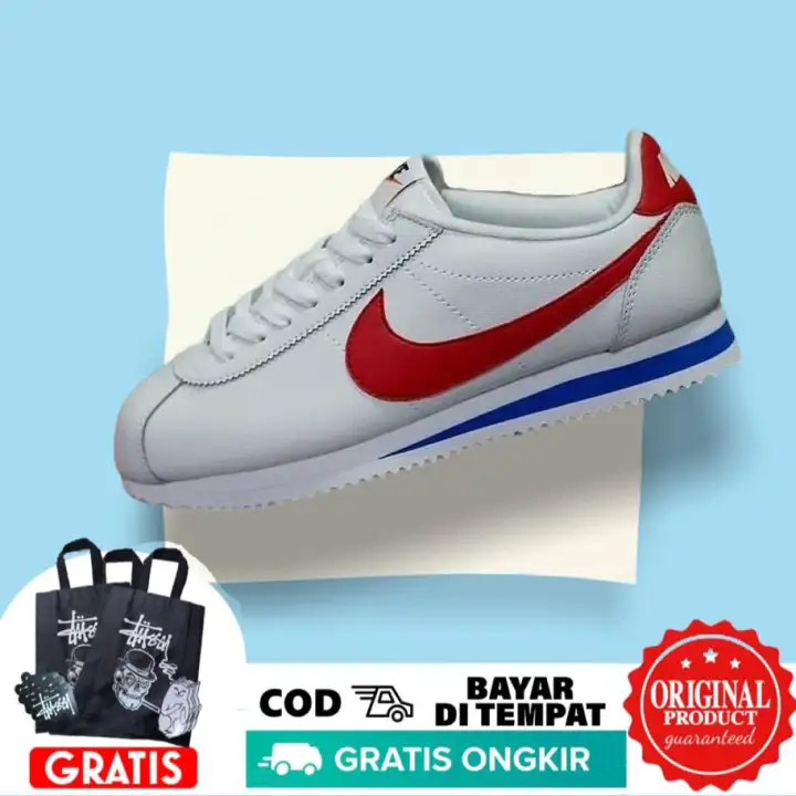 red white and blue sneakers nike