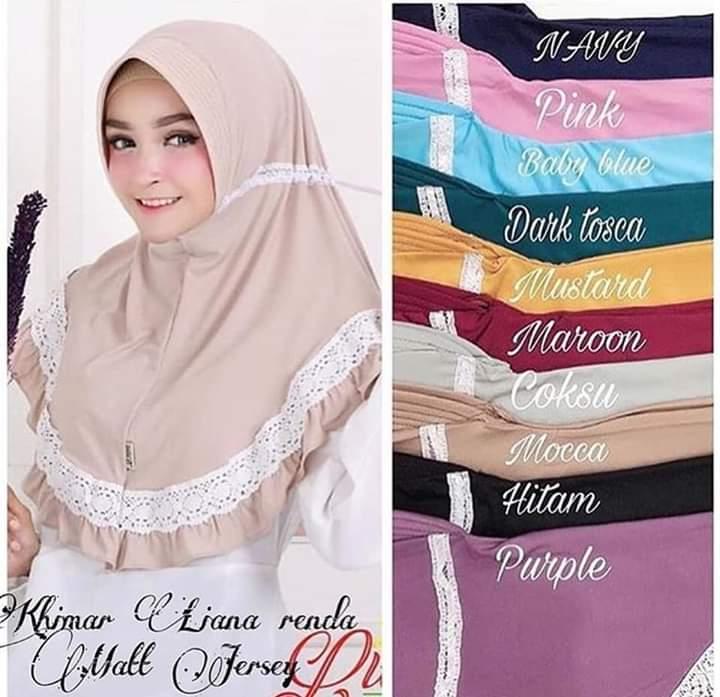 Jilbab / Hijab Khimar LIANA RENDA - Kerudung Instant model terbaru