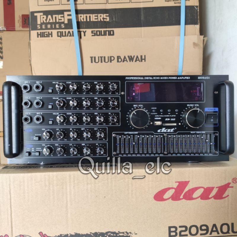Jual Power Amplifier DAT B208AQU Karaoke Mixer / Ampli B 208 AQU