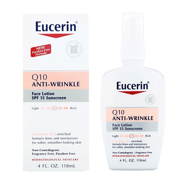 eucerin lotion with spf 15