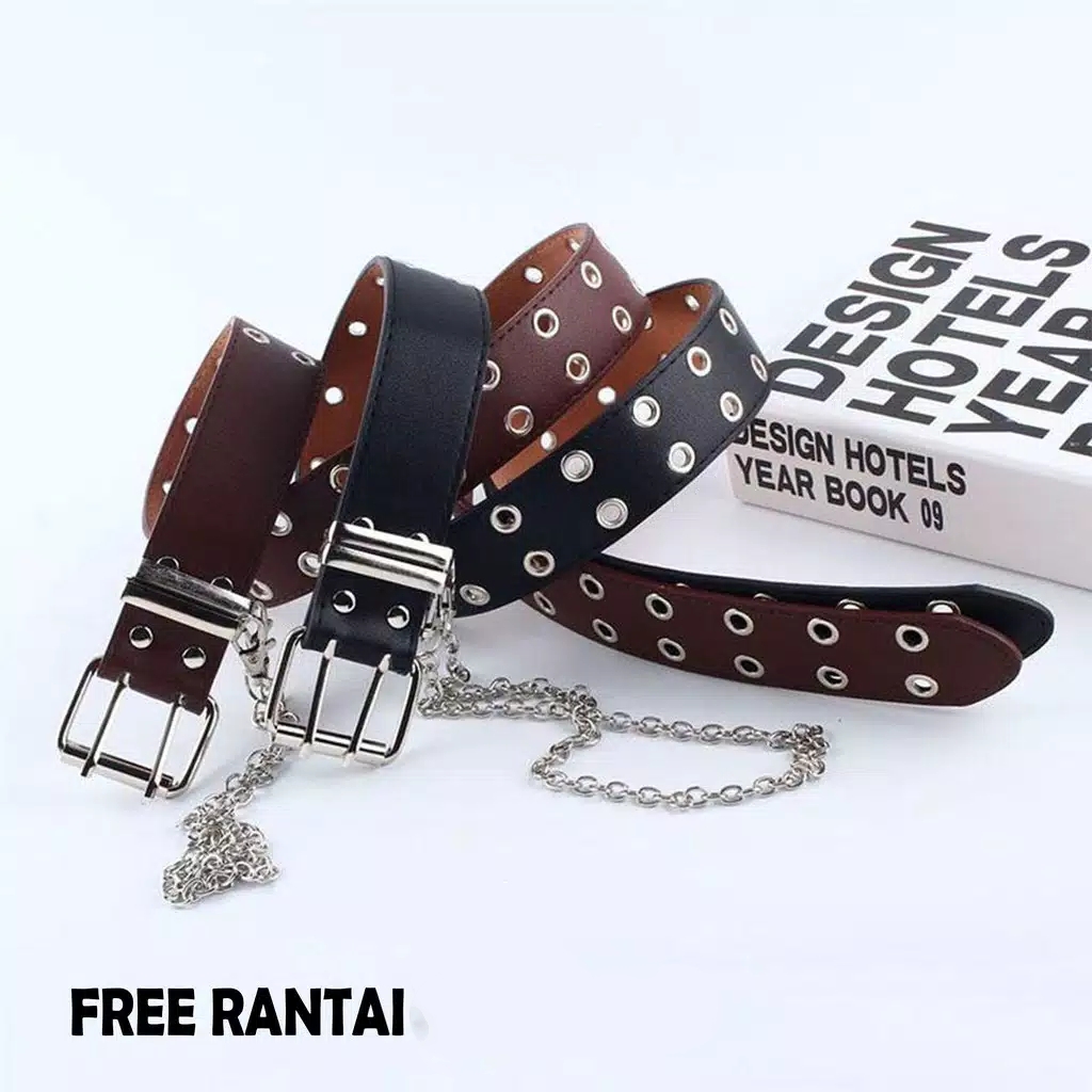 Ring BELT Korean GRUNGE / DOUBLE EYELET