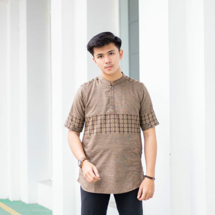Grosir Kurta Kemeja Koko Linen Baju Muslim Pria Tampan Stylist Premium Lazada Indonesia