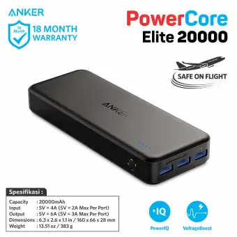 Powerbank Anker PowerCore Elite 