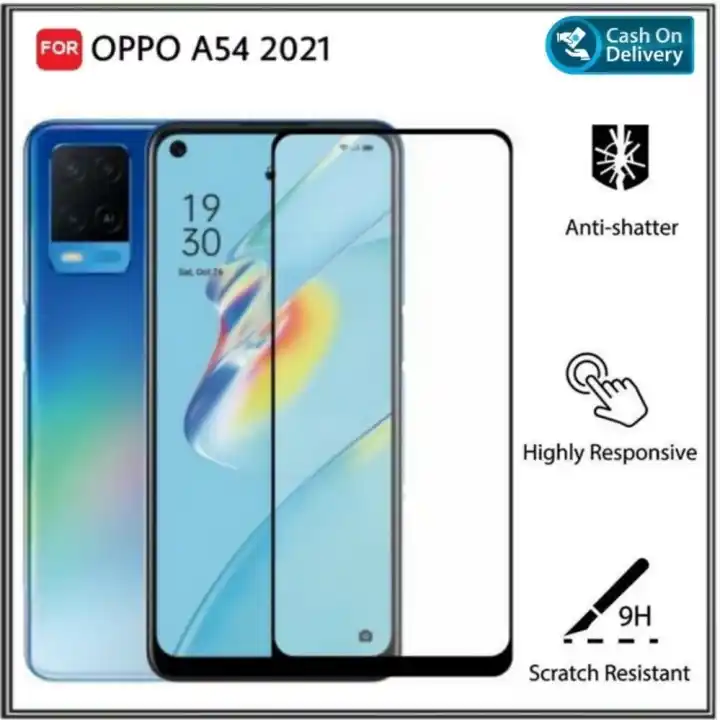 Kính cường lực Oppo A54 4G (Full Màn, Full Keo)