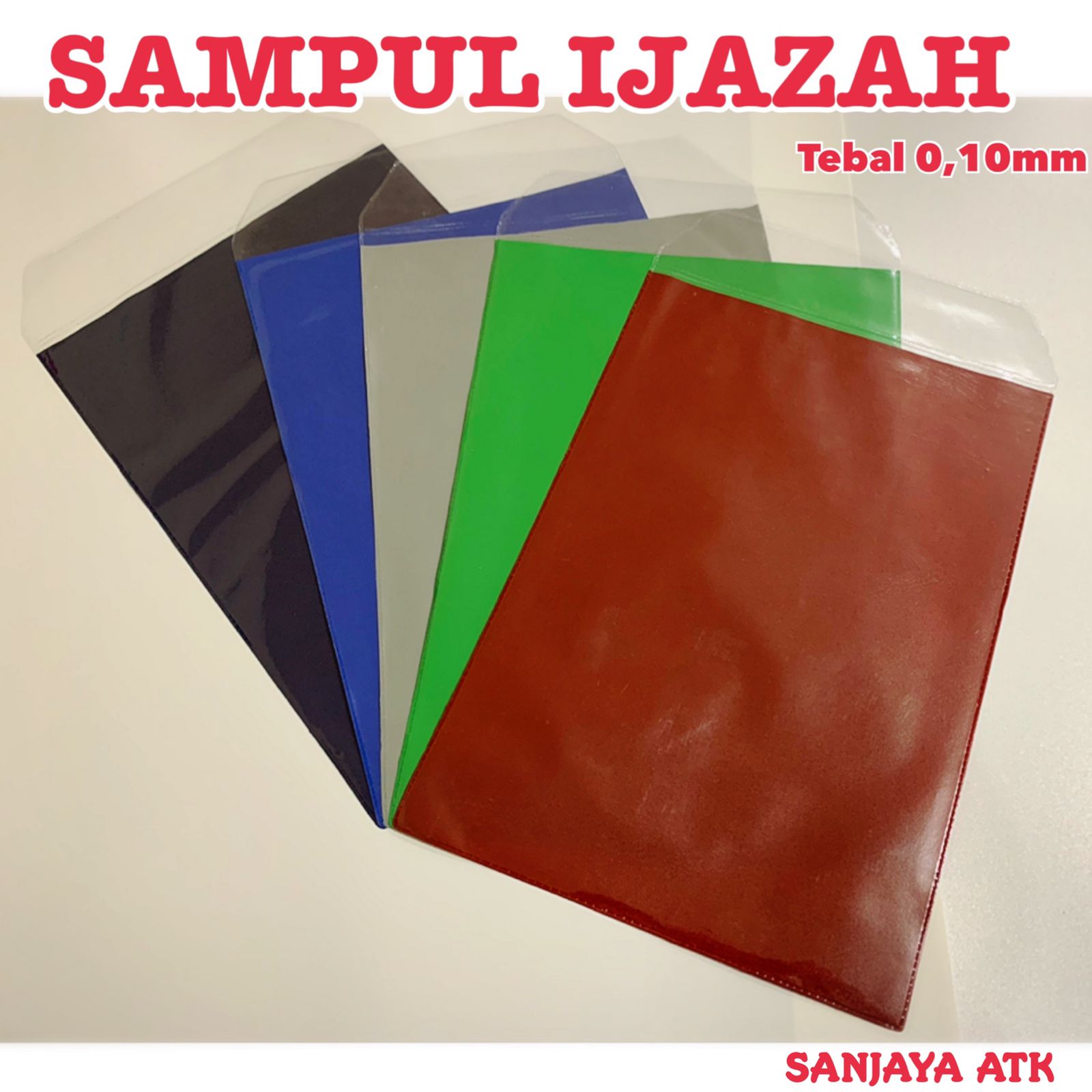 Sampul Map Ijazah 010mm Untuk Ukuran Folio Dan A4 Harga Per 10 Lembar