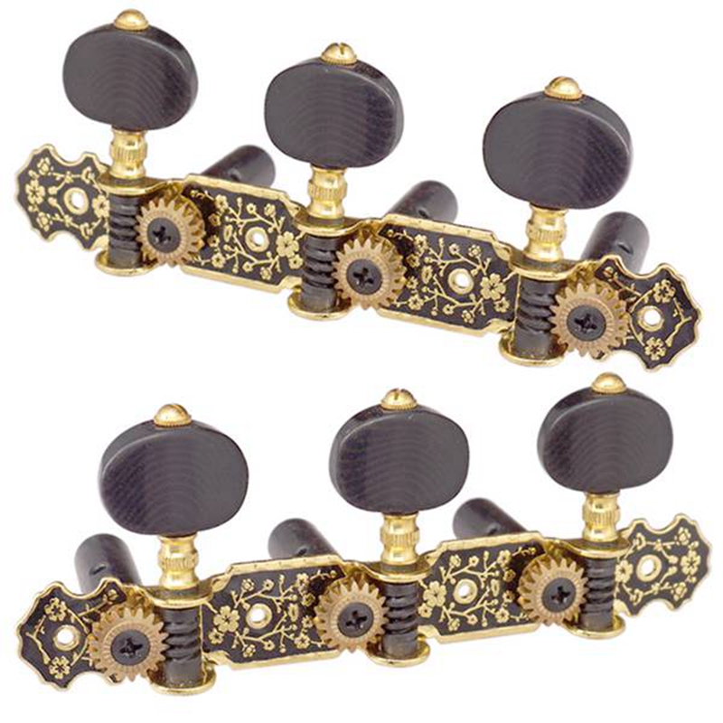 Guitar Machine Heads Classic Guitar String Tuning Pegs Key Gold Tuners ...
