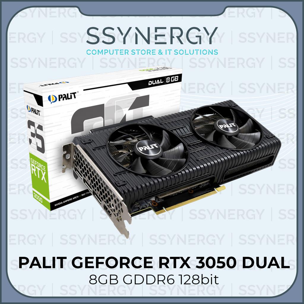 VGA Palit GeForce RTX-3050 Dual 8GB DDR6 | Lazada Indonesia