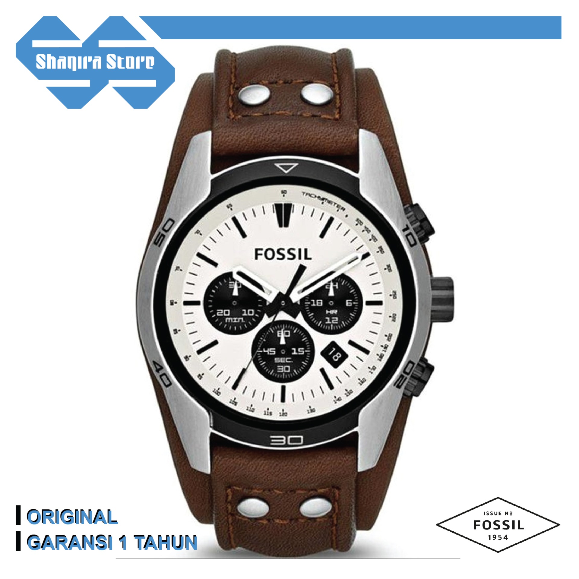 JAM TANGAN FASHION PRIA CASUAL TALI 