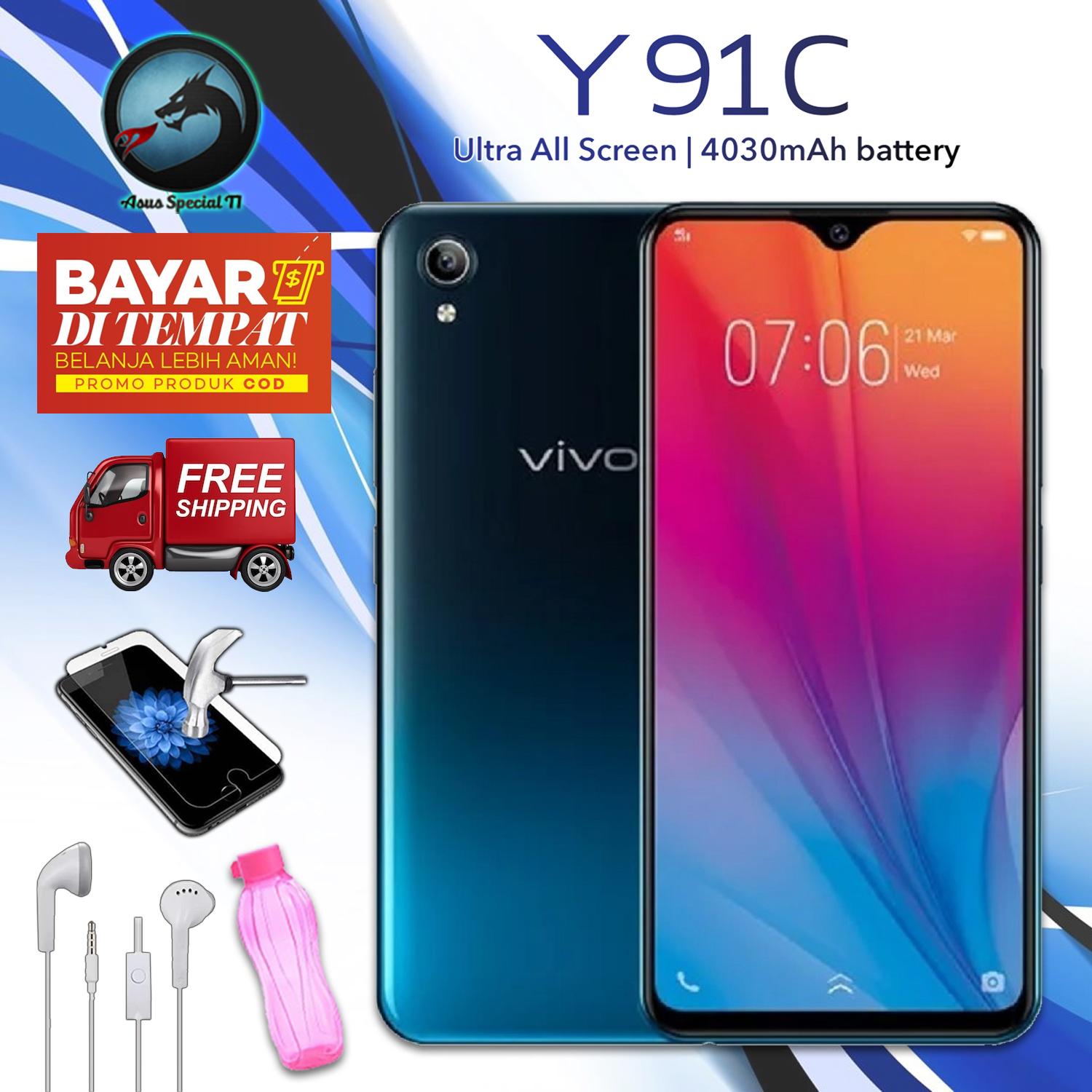 Vivo Y91C - 2G/32G 6.22inches, COD, Gratis Ongkir, Ultra All Screen, Garansi resmi + Packet Special S2