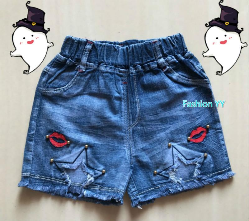 Celana pendek Jeans Import Anak Perempuan / Jeans anak fashion1-6 Tahun