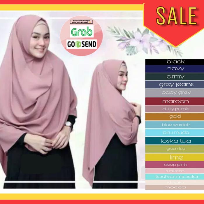 PROMO Pashmina Instan Syari jumbo hijab jilbab instan TERBARU