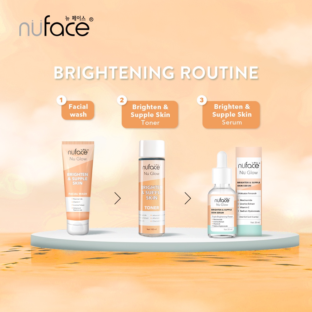PAKET Nuface Brighten and Supple Skin (Isi 3) Lazada Indonesia