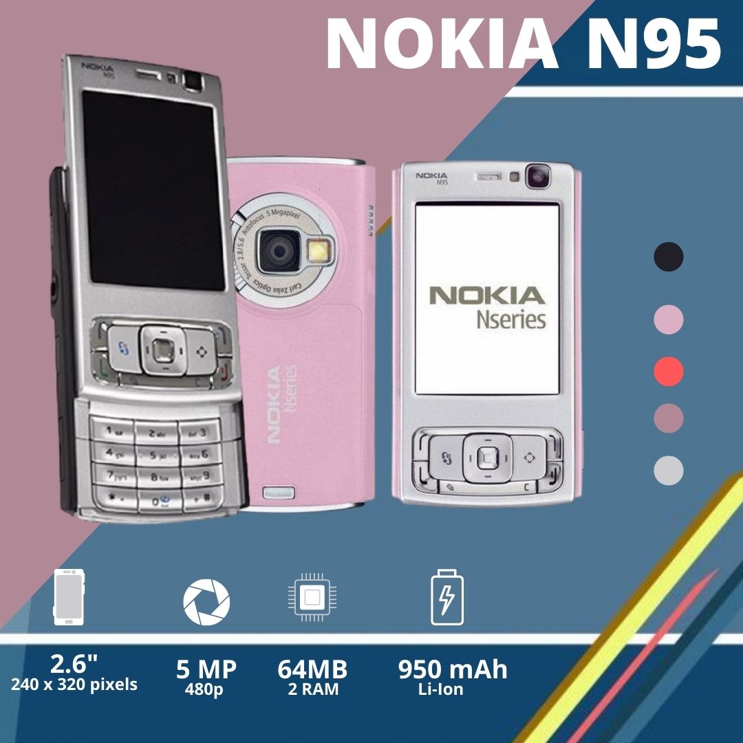 [ NOKIA N95 ] Handphonel Klasik Paling Asik/HP Serba Bisa/ Paling