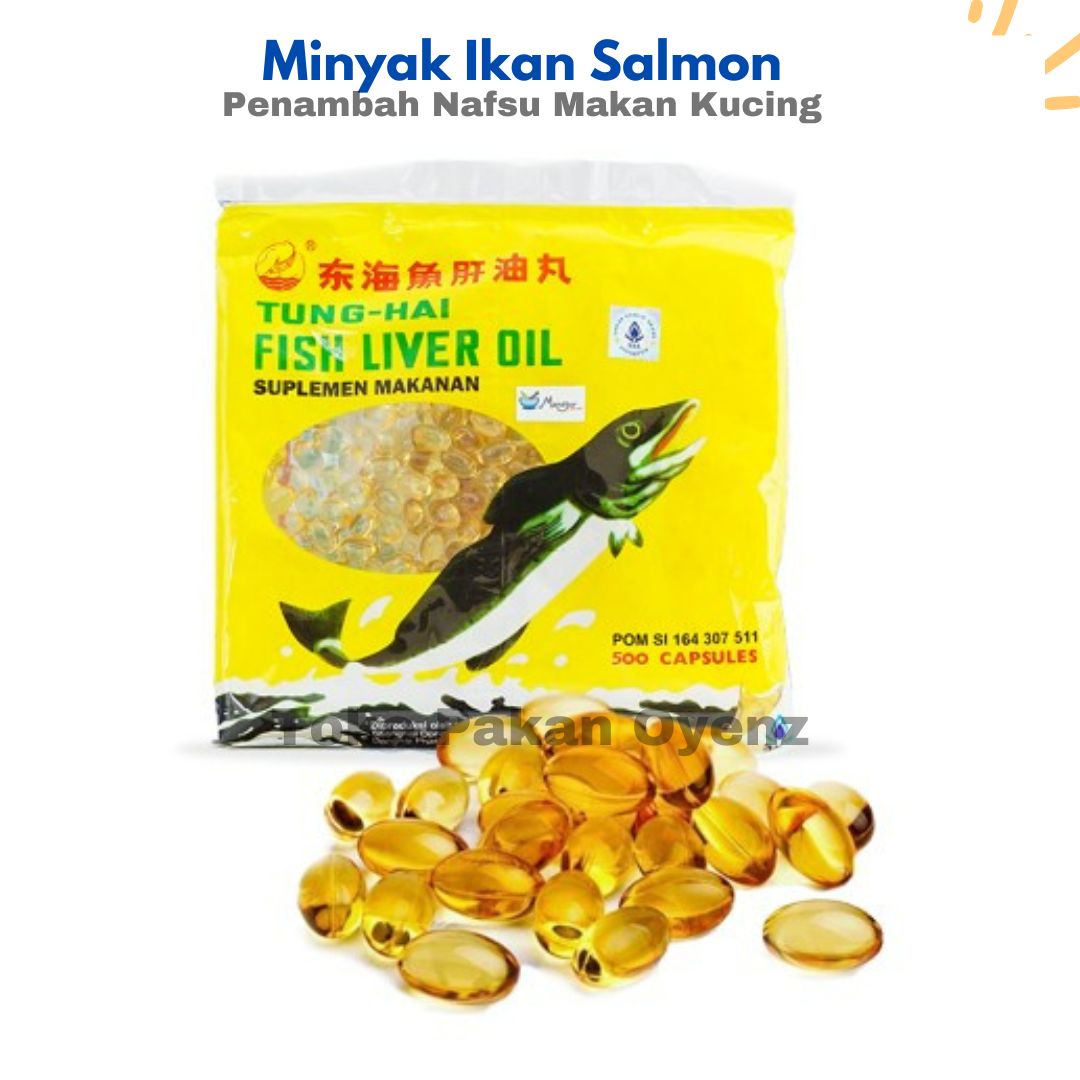MINYAK IKAN FiSH LIVER OIL VITAMIN UNTUK KUCING ANJING KELINCI HAMSTER BURUNG AYAM THUNG HAI