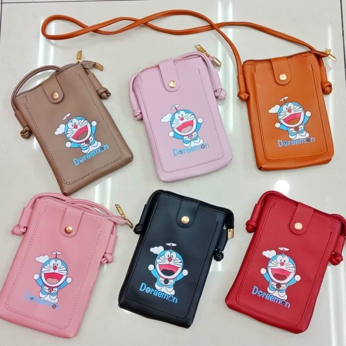 Tas slempang mini model korea / Tas karakter doraemon lucu