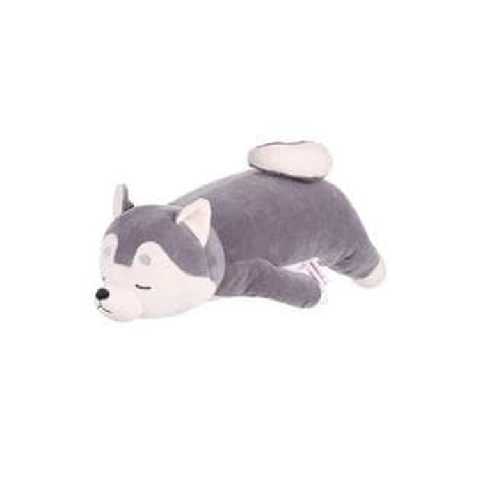 Doggy Husky Sleeping Boneka miniso 