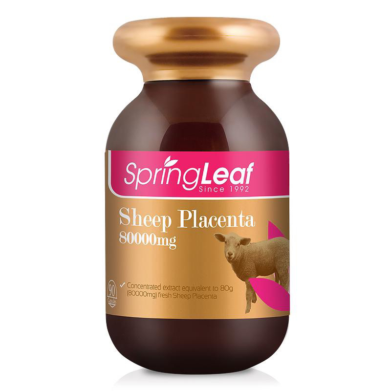 Spring Leaf Premium Sheep Placenta 80000mg 90 Kapsul | Lazada Indonesia