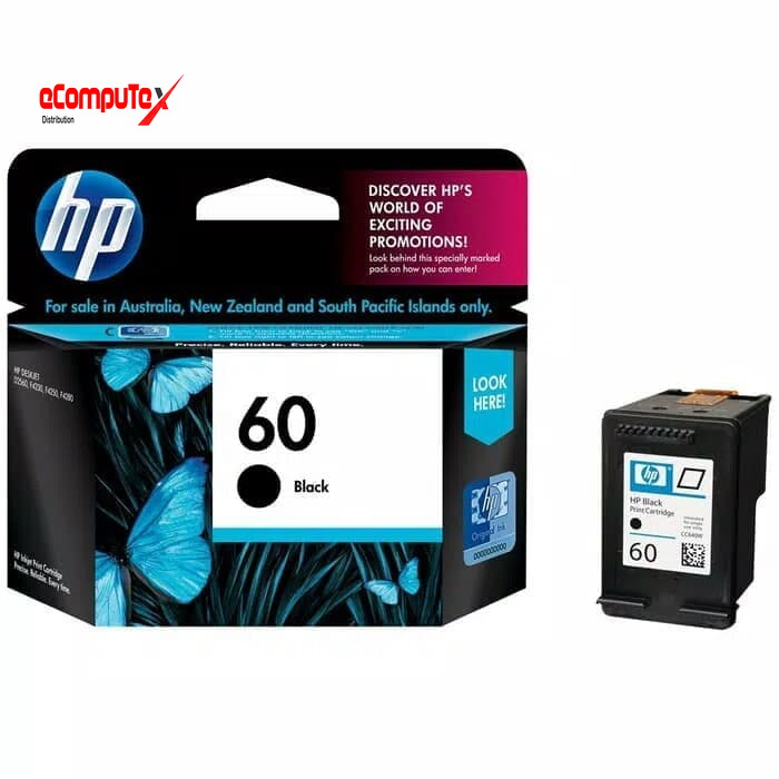 CARTRIDGE HP 60 BLACK(RESMI) | Lazada 