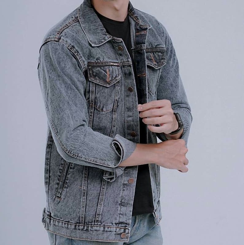 laffa store - Jaket Jeans Denim Sndwash 