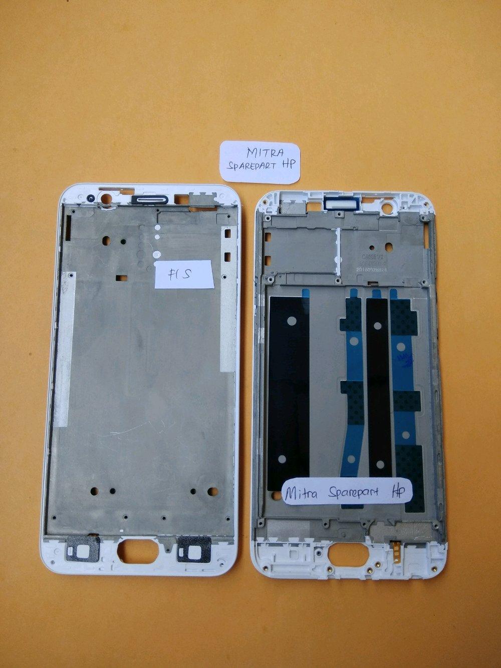 FRAME BEZEL TULANG TENGAH TATAKAN LCD OPPO F1S A59 ORIGINAL