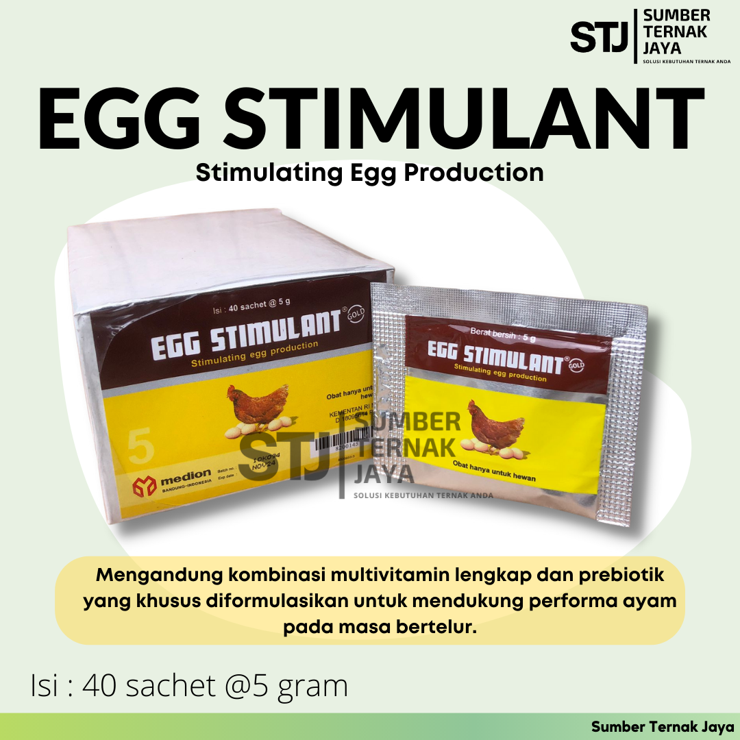 Egg Stimulant Box Isi Sachet Per Gram Multivitamin Untuk