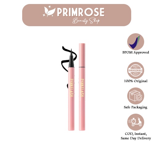 PINKFLASH PINK FLASH Waterproof Easy Eyeliner Liquid Spidol Eyeliner