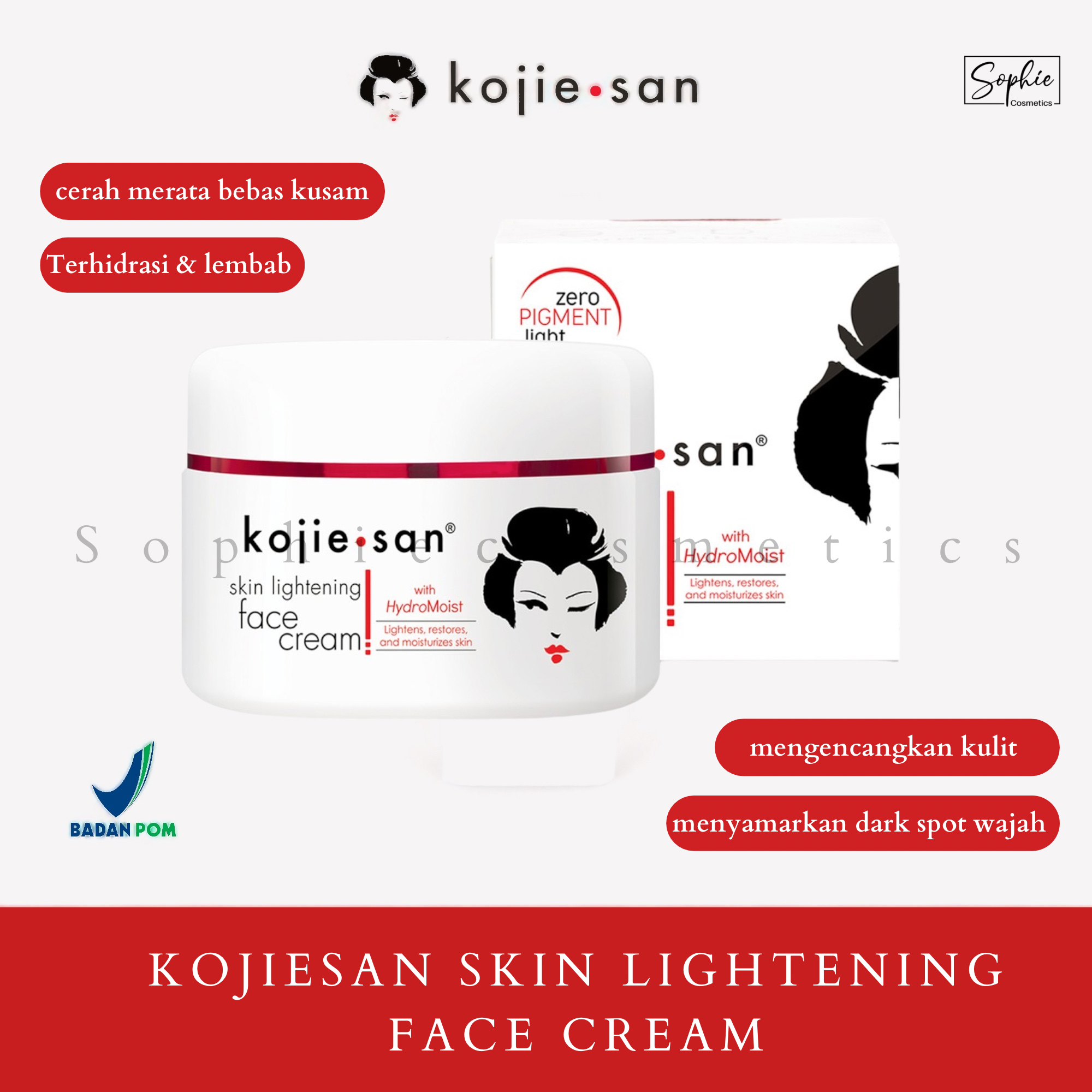 CKOJIE SAN Face Lightening Cream 30g Lazada Indonesia