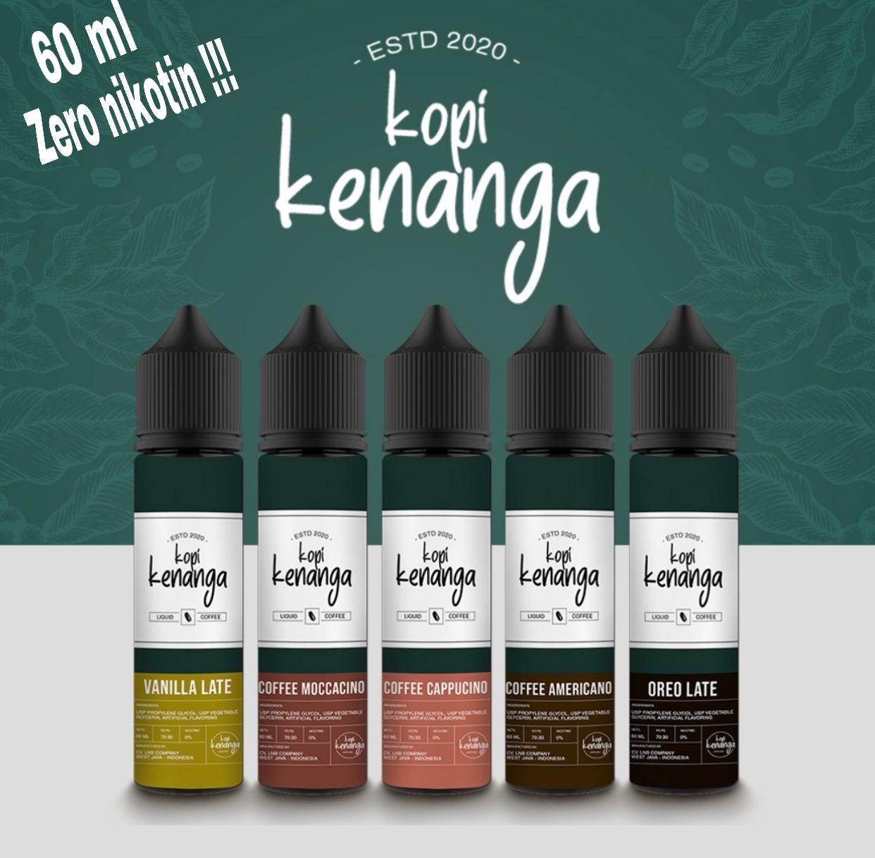 Liquid Vape Rokok Elektrik Kopi Kenangan 60ml Zero Nikotin Lazada Indonesia