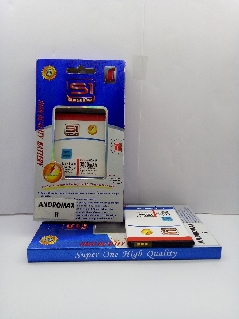 BATERAI ORIGINAL BATTERY DOUBLE POWER IC FOR TYPE ANDROMAX R BATRE ...