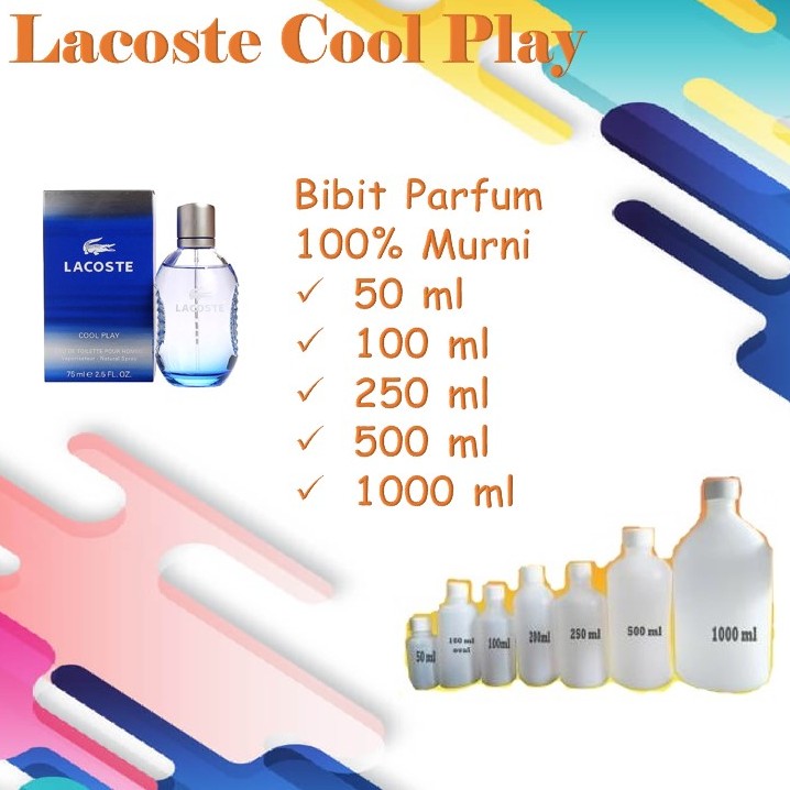 Lacoste Cool Play Bibit Biang Parfum Murni Tanpa Campuran 50ml