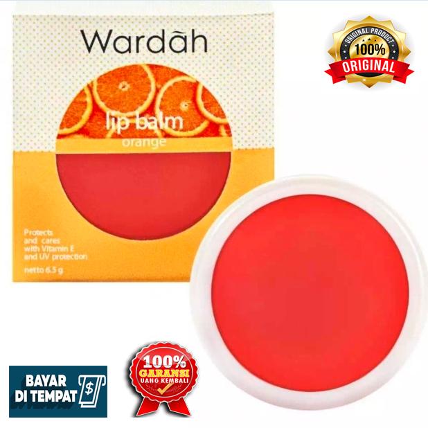 Lip Balm wardah Orange 6.5 gram / COD Lip Balm Wardah / Lip Balm orenge