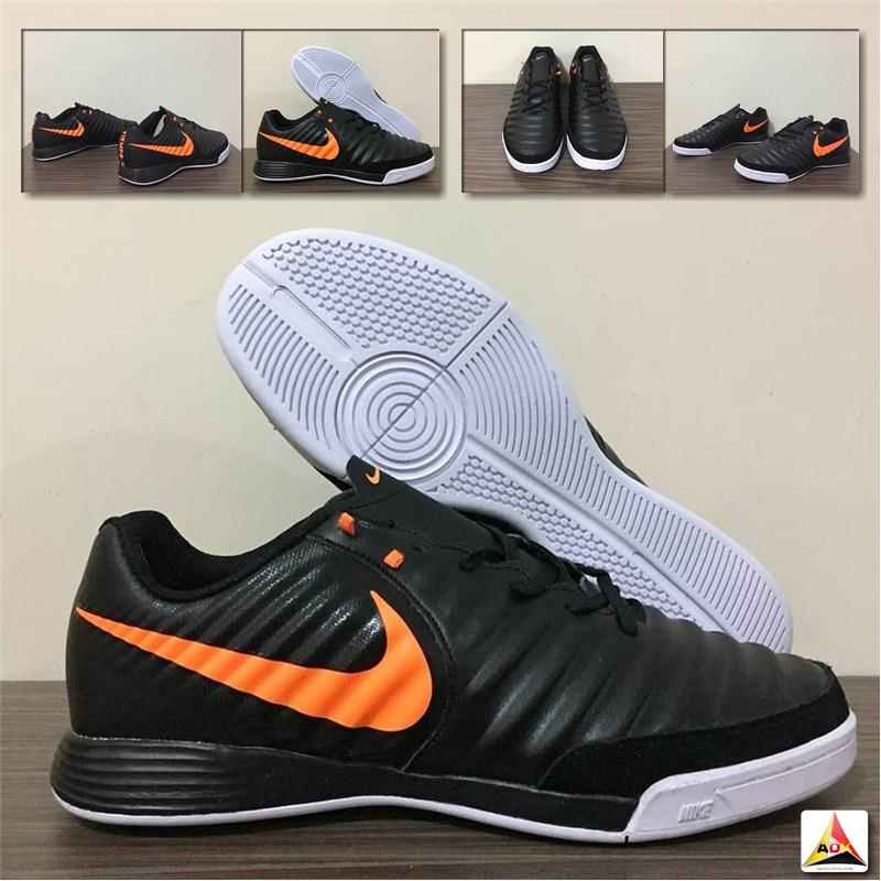 Sepatu Futsal Tiempo X Finalle II Black White IC