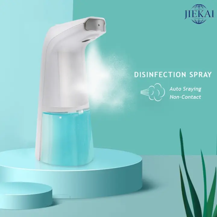 Tempat Hand Sanitizer Atau Tempat Sabun Otomatis Tanpa Sentuh Jiekai Hand Sanitizer Automatic Sprayer Dispenser Touchless Sensor Otomatis Tanpa Sentuh Lazada Indonesia