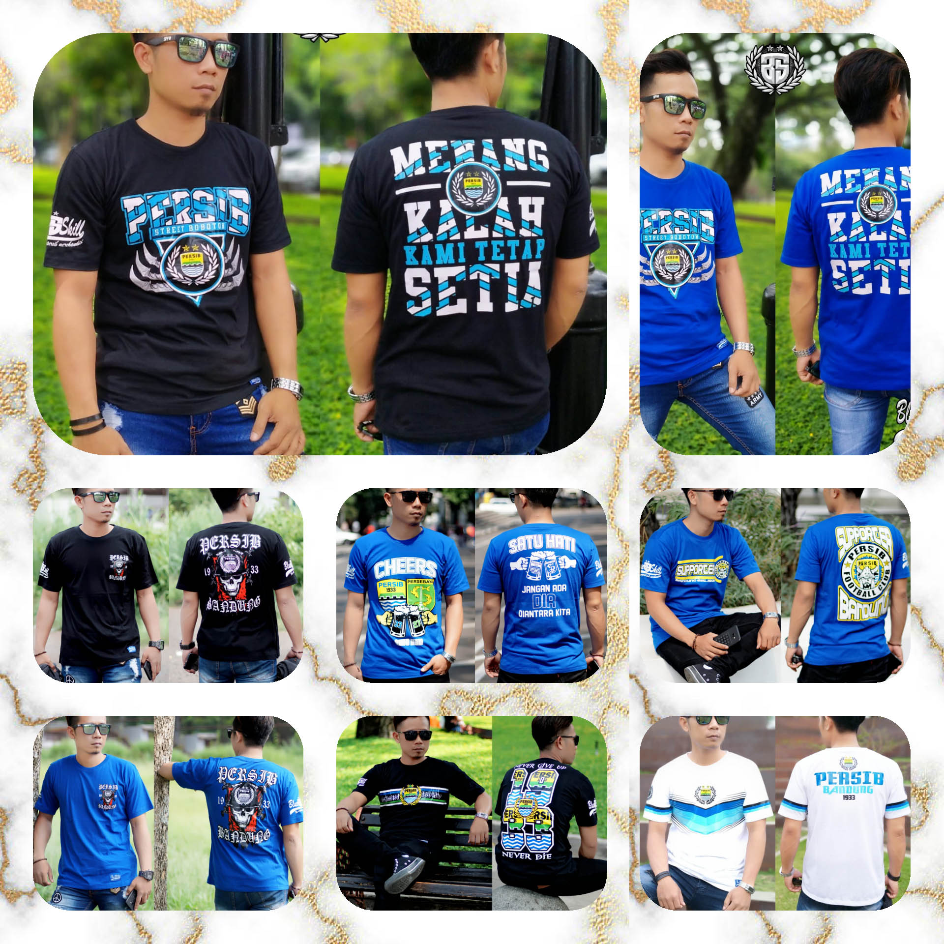 kaos baju cewe cowo PER-SIB fans premium model terhits | Lazada Indonesia