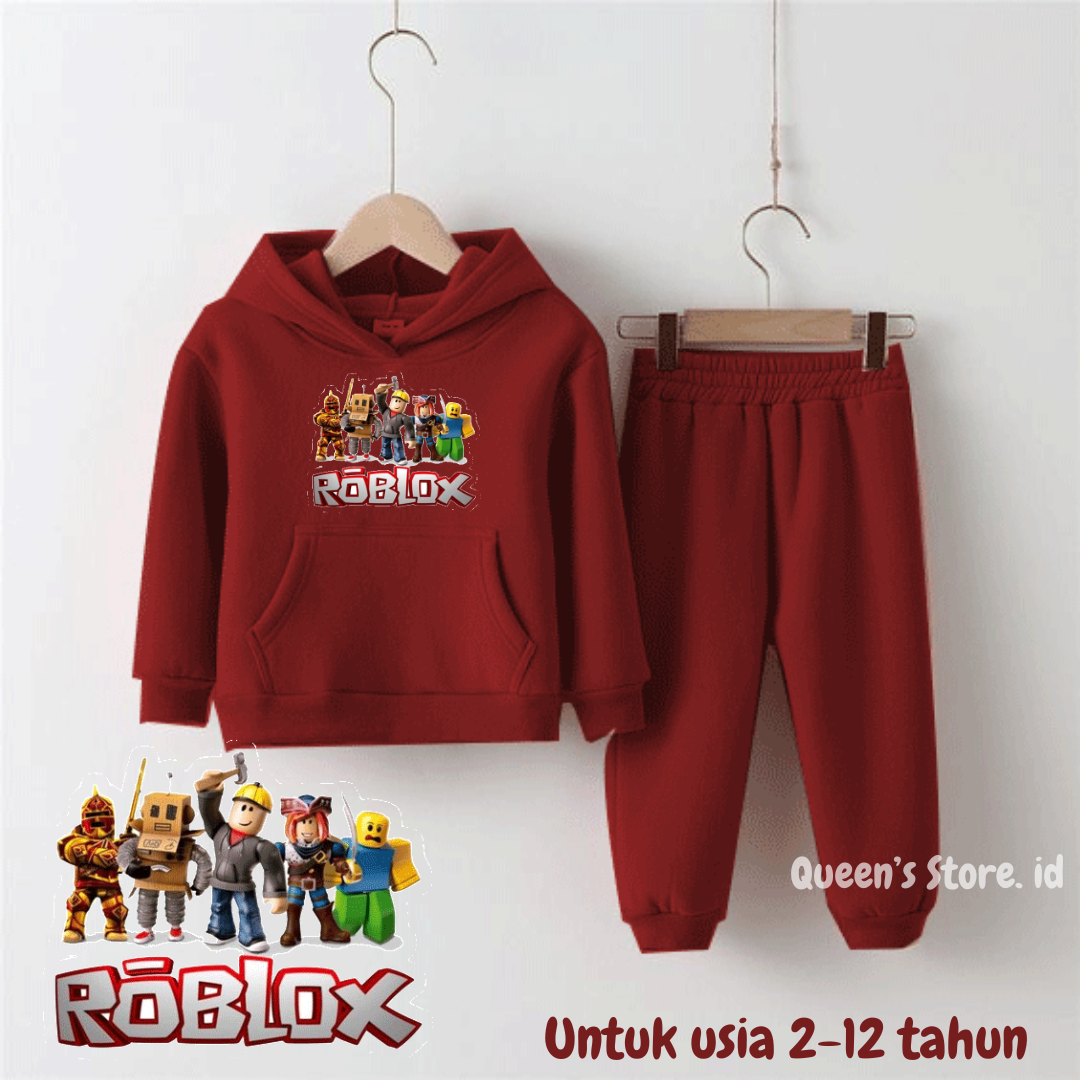 SETELAN BAJU ROBLOX UMUR 2-12 THN