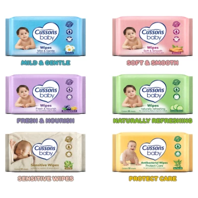 Cussons Baby Wipes Tissu Basah Bayi 50 Sheet All Varian Buy 1 Get 1
