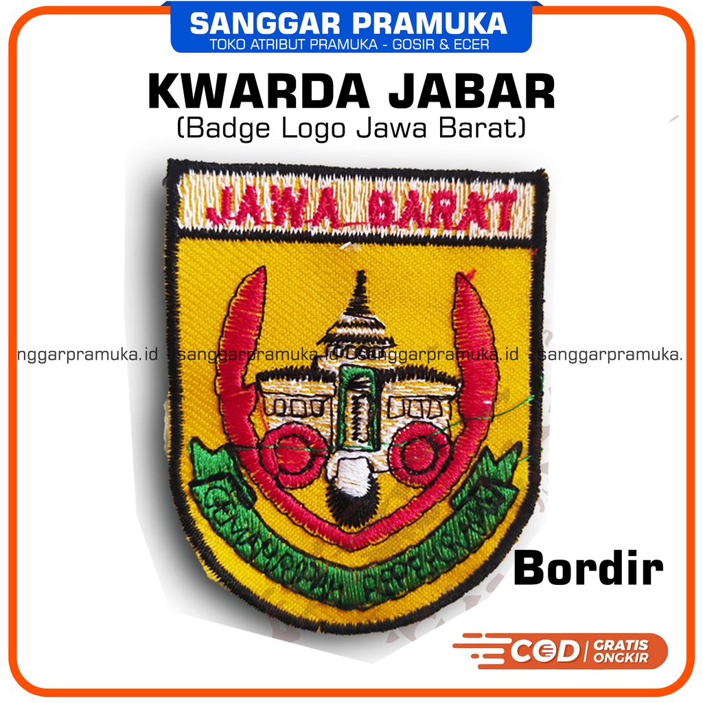 Provinsi Jawa Barat / Logo Jabar / Badge Kwarda Jawa Barat | Lazada ...