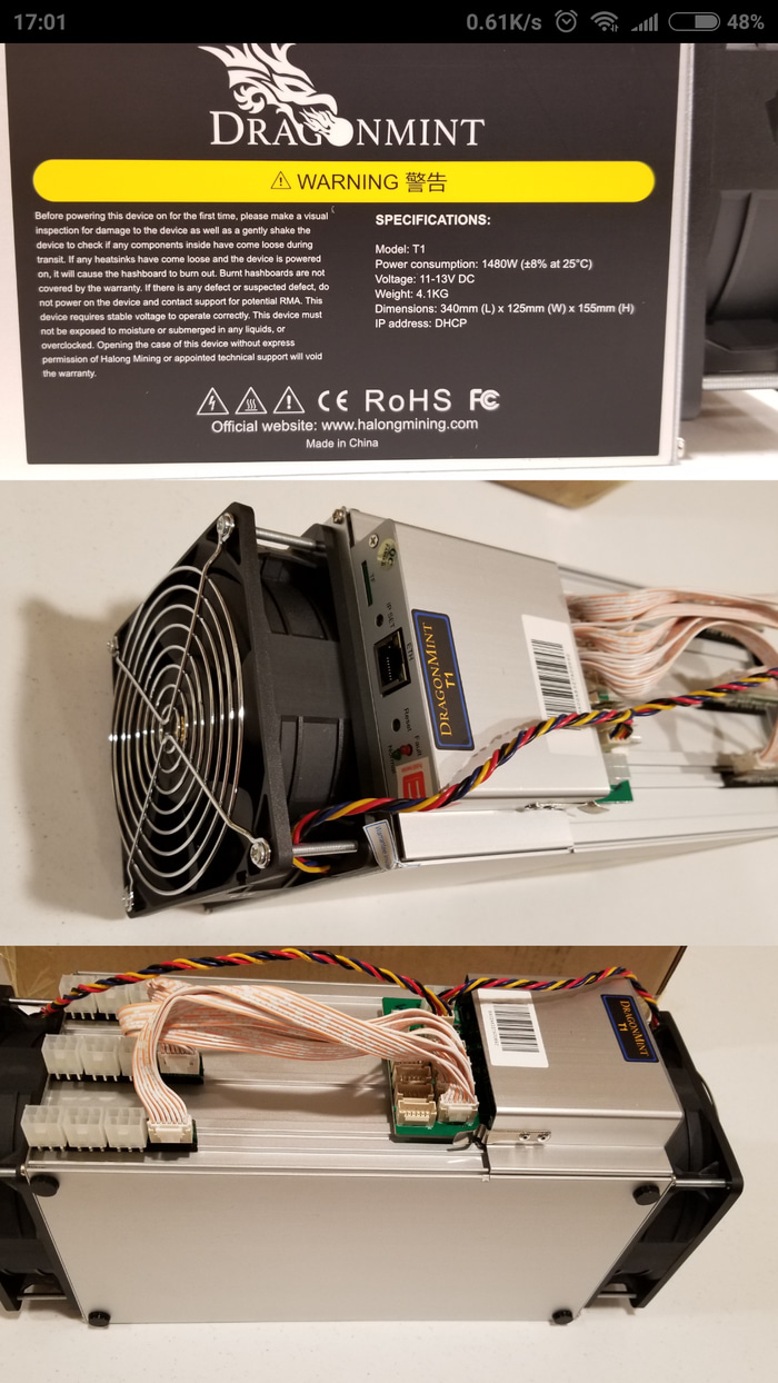 Dragonmint T1 16 Th Halong Bitcoin Mining Antminer Dusters Lazada Indonesia