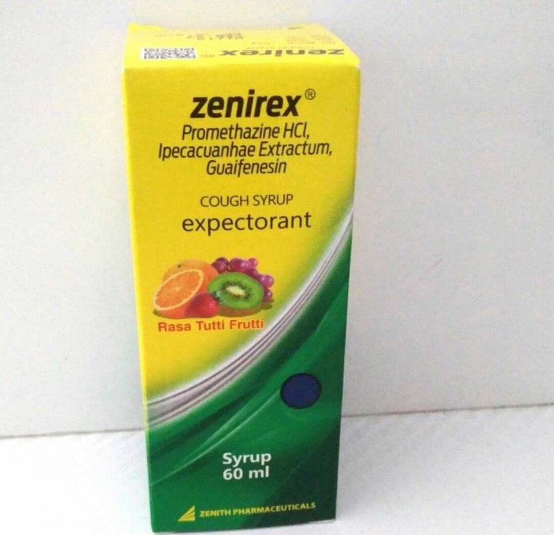 Obat batuk zenirex sirup expectoran 60ml obat batuk alergi Lazada