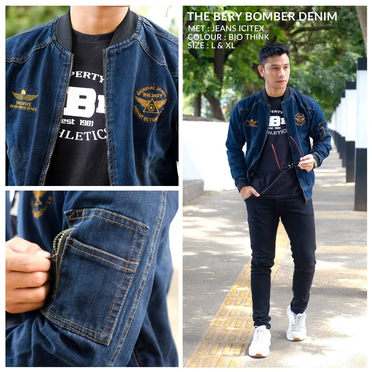 dhea jaket levis denim pria jaket levis denim wanita yellow