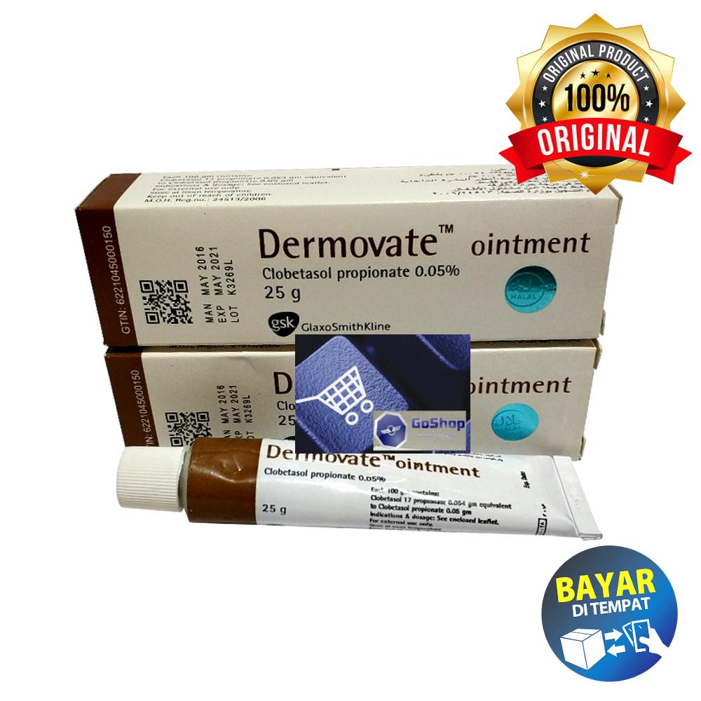 GoShop COD Dermovate Ointment / Dermovate Coklat 25gr Original - Perawatan Kulit Bekas Luka