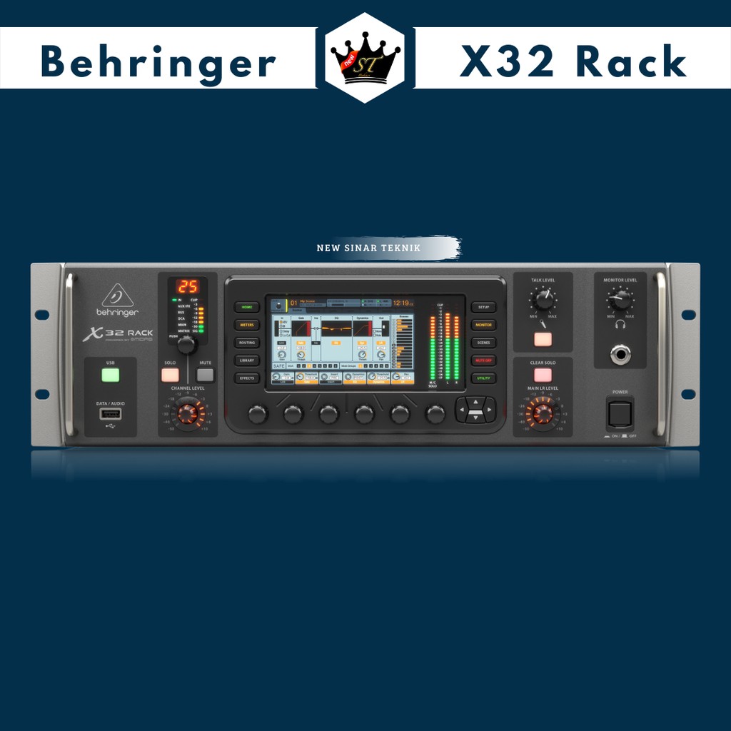 Behringer X32 Rack X32 X 32 Digital Mixer Mixing Rackmount 40 Input