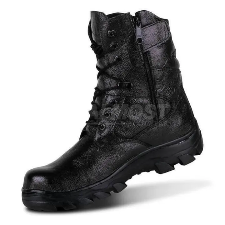 zipper safety boots