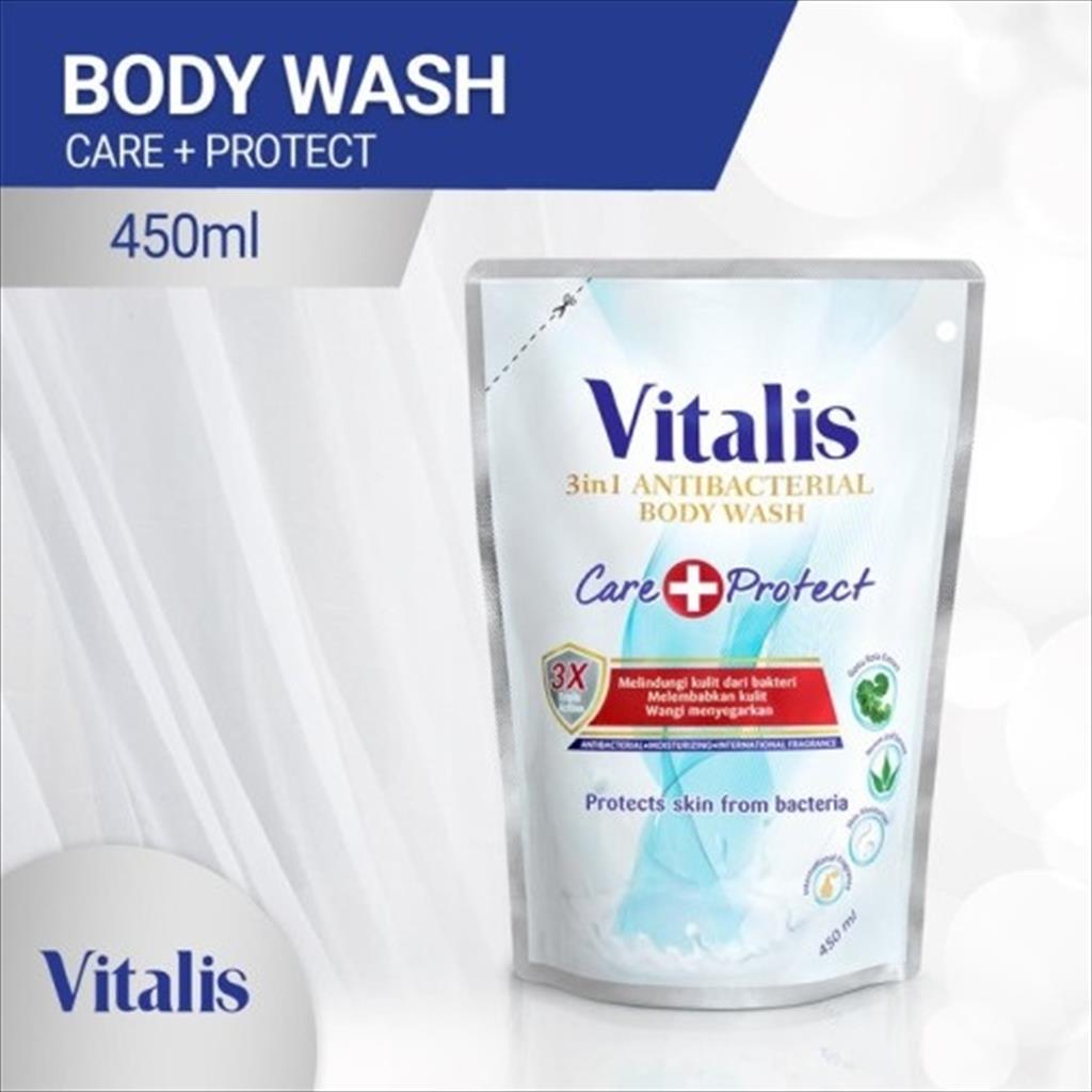Vitalis Body Wash Care & Protect Refill 450 ml | Lazada Indonesia