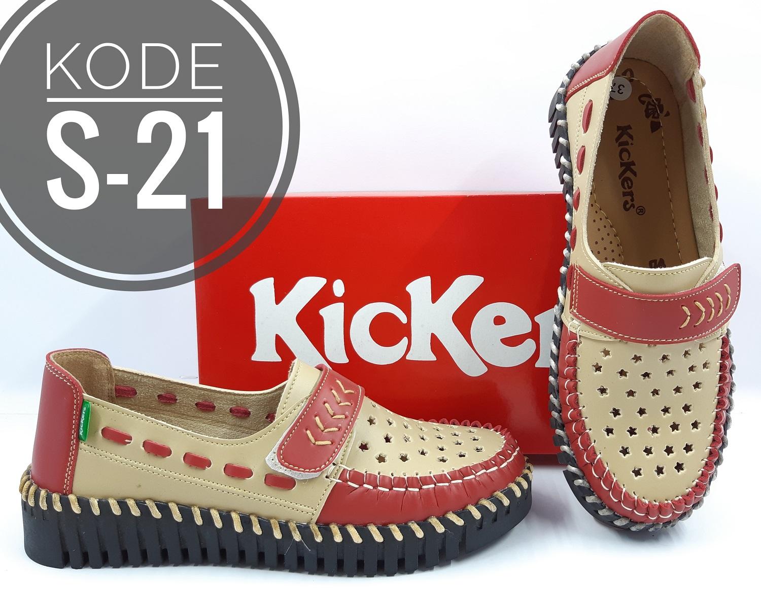  Sepatu  Sandal Kickers  Wanita  Terbaru  2022 Koleksi Rina