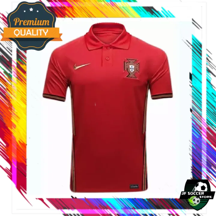 Jersey Bola Timnas Portugal Home Euro 2020 Gradeori Import Kualitas Terbaik Lazada Indonesia