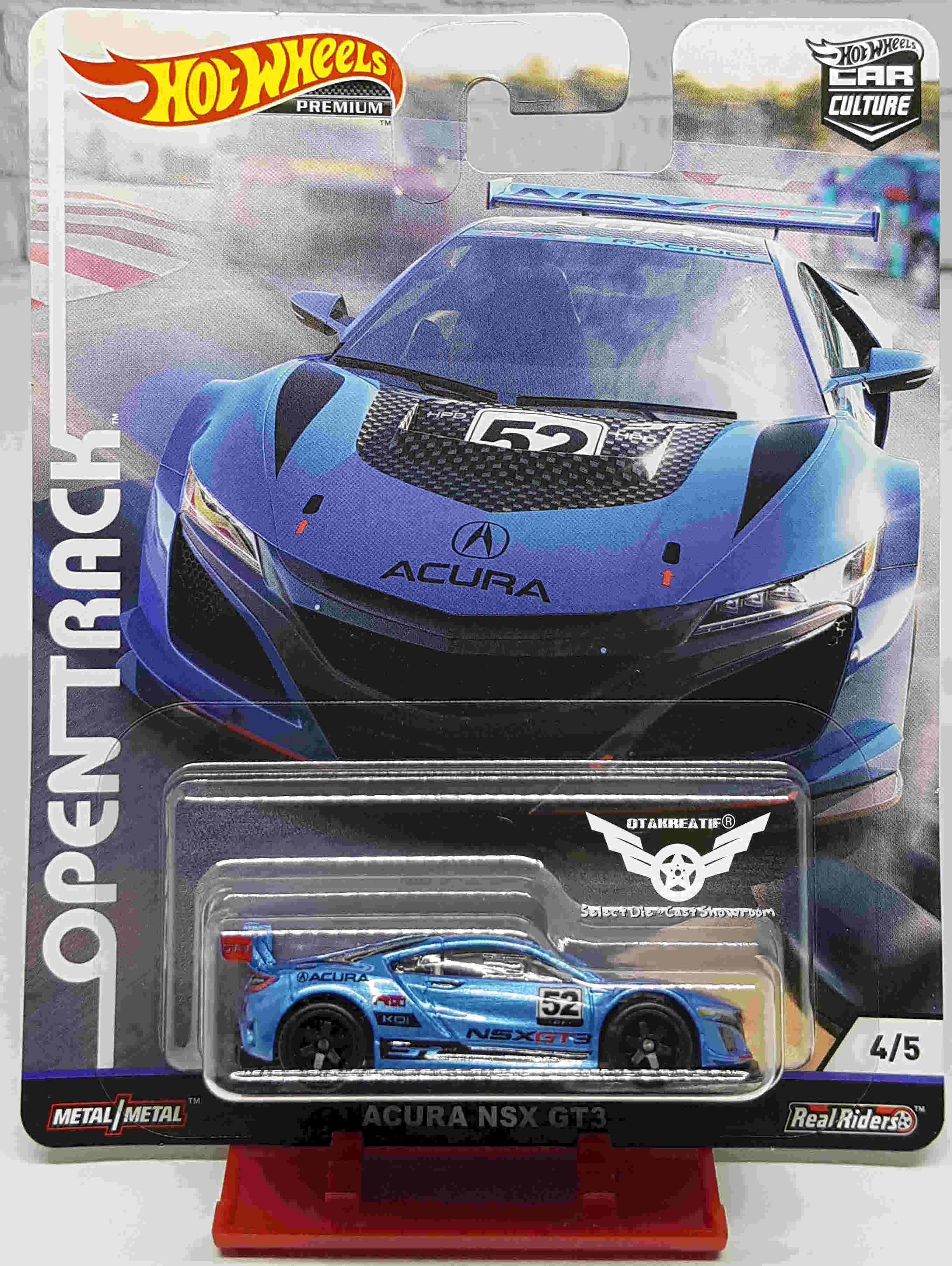 hot wheels open track acura nsx gt3