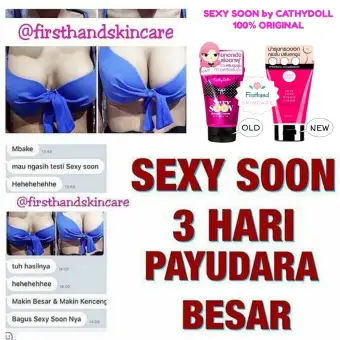 Sexy Soon Cream Original Thailand By Cathydoll Pembesar Pengencang Payudara Sexy Boom Breast G Pura Femme