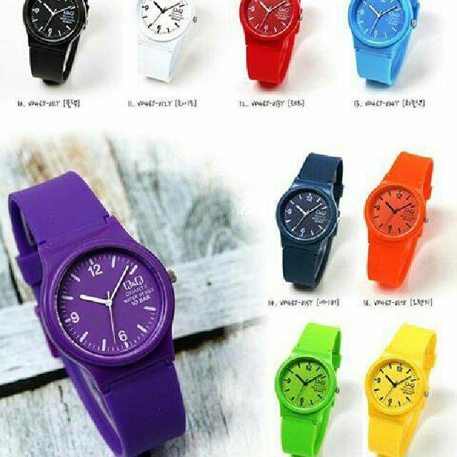 BEST SELLER 2019 -Jam Tangan Q&Q Rubber terlaris Jam tangan anak/ jamtangan wanita/jamtangan murah/jam tangan fashion/transparant/jamtangan
