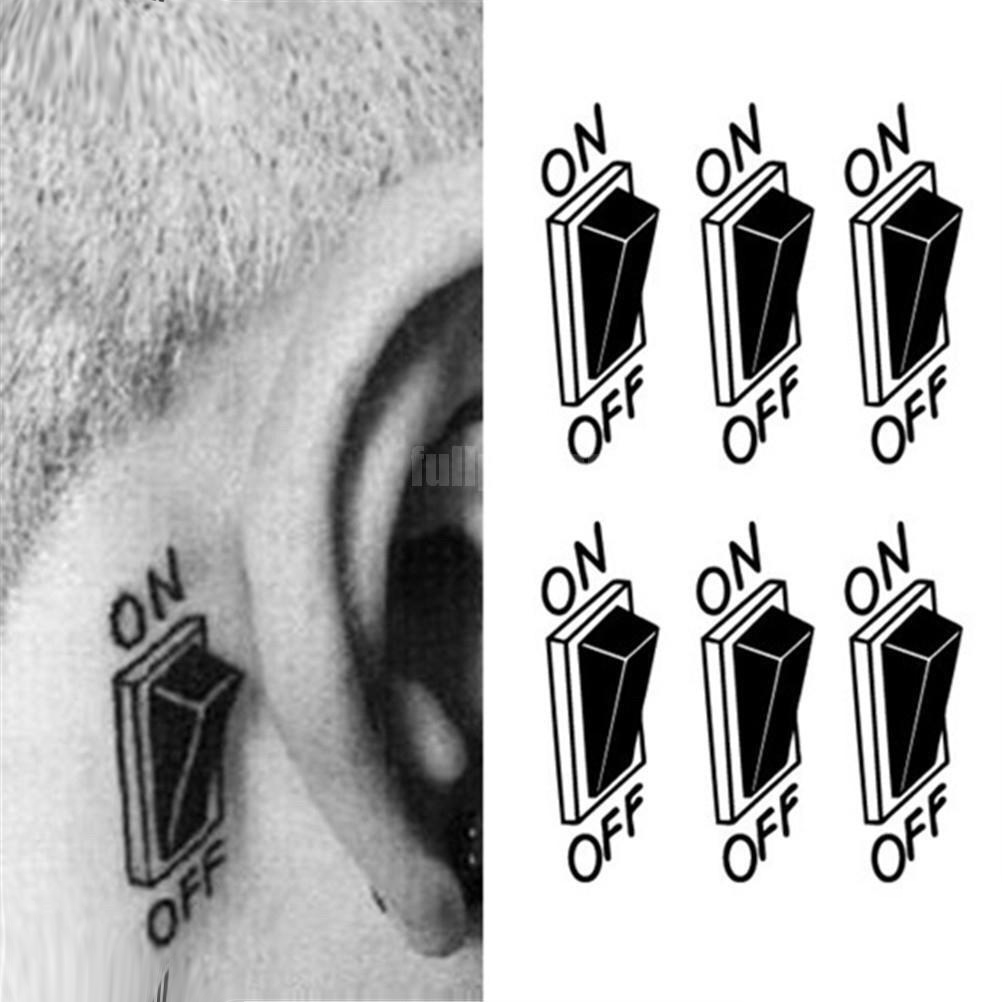 Sticker Tattoo Tulisan On Off - Tato Temporary / Temporer | Lazada ...